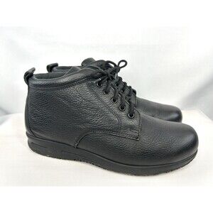 SAS Alpine Ankle Boots Women's Size 9.5 M Black Leather Non Slip Shoes Bootie